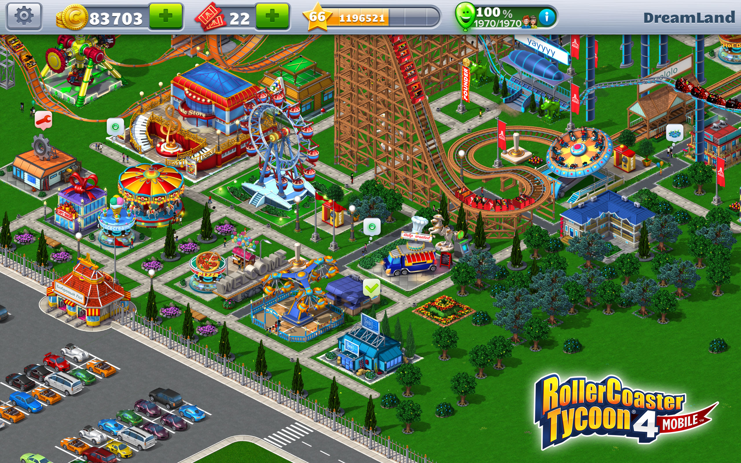 rollercoaster tycoon for free